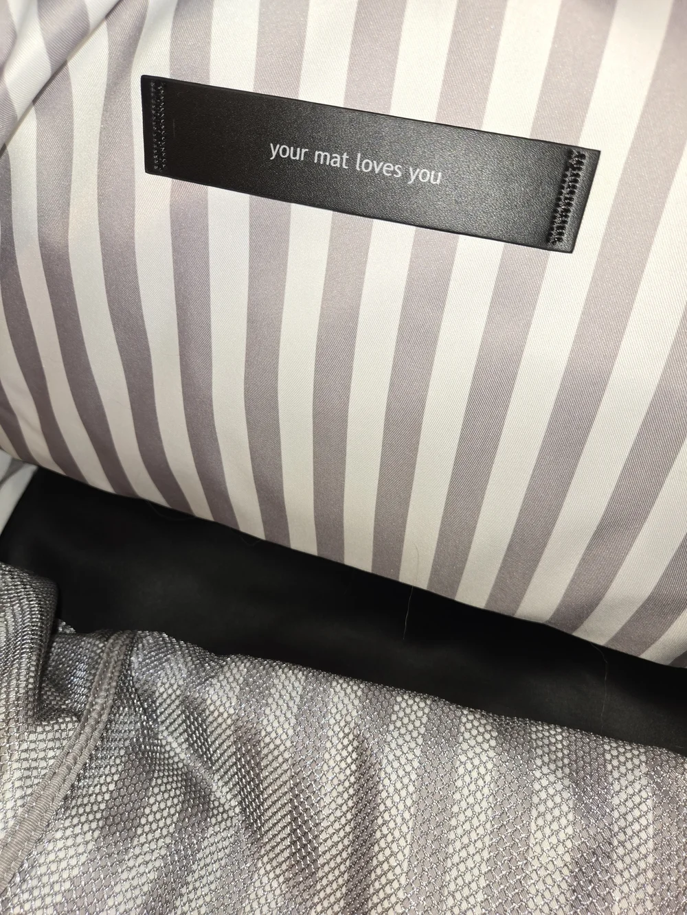 Lululemon Sweat Once a Day Bag w Original Yoga Strap. Laptop/Gym Carryall.